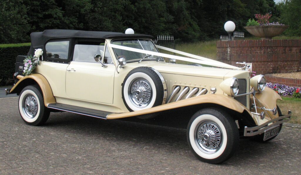 Beauford Wedding Car at East Sussex National, Sussex