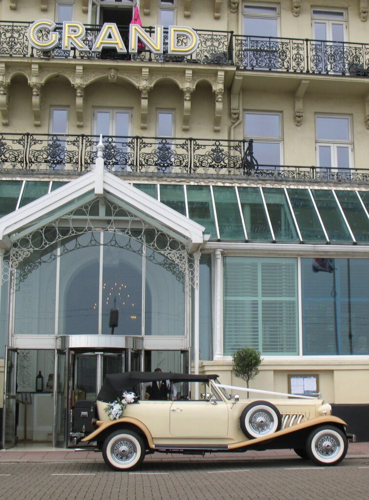 Beauford Wedding Car at The Grand Hotel, Brighton 